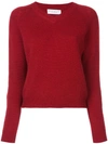 ALEXANDRA GOLOVANOFF knitted v-neck sweater