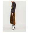 JW ANDERSON COLA BOOTS PRINTED COTTON-JERSEY HOODY