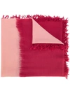 ANTONELLI ANTONELLI FERNANDA TWO-TONE SCARF - PINK