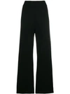 BARENA VENEZIA BARENA HIGH-WAISTED FLARED TROUSERS - BLACK