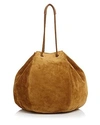 CREATURES OF COMFORT CREATURES OF COMFORT LARGE CONVERTIBLE SUEDE PUFF BAG,4183056
