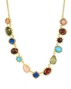 KATE SPADE KATE SPADE NEW YORK MULTICOLOR STONE NECKLACE, 17,WBRUG022