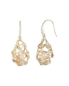 CAROLEE CAGED CULTURED FRESHWATER PEARL DROP EARRINGS,CLP00866G130