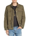 JOHN VARVATOS GARMENT-DYED FIELD JACKET,O1707U2B-BLBD