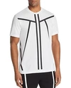 BLACKBARRETT BLACKBARRETT BY NEIL BARRETT TAPE-STRIPE GRAPHIC TEE,80051714PXJT178