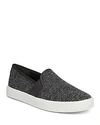 Vince Women's Blair Tweed Slip-on Sneakers In Gray