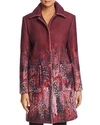 ELIE TAHARI TINDRA OMBRE ANIMAL PRINT COAT,E81T8408