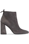 STUART WEITZMAN WOMAN GRANDIOSE SUEDE ANKLE BOOTS ANTHRACITE,US 6041209515250113