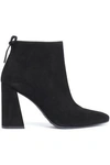 STUART WEITZMAN STUART WEITZMAN WOMAN SUEDE ANKLE BOOTS BLACK,3074457345619239173