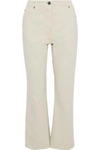 BRUNELLO CUCINELLI WOMAN CROPPED MID-RISE STRAIGHT-LEG JEANS CREAM,AU 1016843419847139