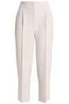 BRUNELLO CUCINELLI CROPPED CREPE TAPERED PANTS,3074457345619229169