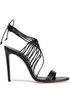 CASADEI EVENING STRAP-DETAILED LEATHER SANDALS,3074457345619324701