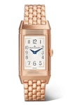 JAEGER-LECOULTRE REVERSO ONE DUETTO MOON 20MM ROSE GOLD AND DIAMOND WATCH