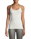 Lafayette 148 Mesh Jersey Camisole In Cloud