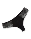 Simone Perele Delice Lace Mesh Thong In Moonlight