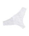 Simone Perele Delice Lace Mesh Thong In White