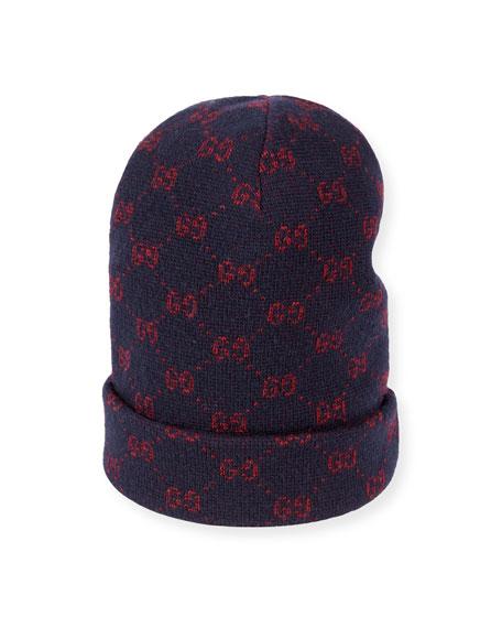 gucci logo beanie