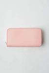 ACNE STUDIOS Continental wallet powder pink