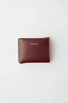 ACNE STUDIOS Fold wallet burgundy