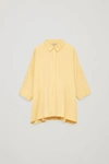 COS DRAPED WIDE-FIT SHIRT,0618620007