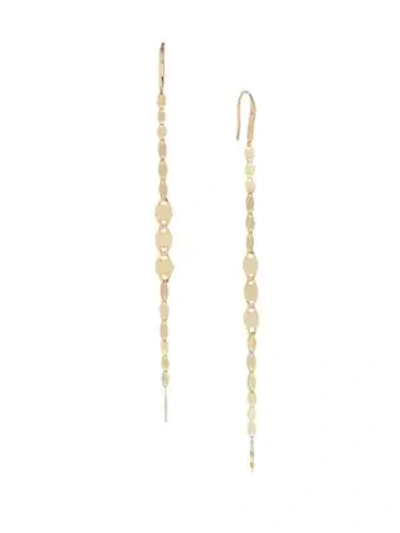 Lana Jewelry Women's 14k Gold Graduating Chain Earrings