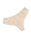 Simone Perele Promesse Tanga Lace Panties In Petal