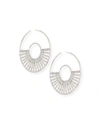 AUDEN DIEGO HOOP EARRINGS, SILVER,PROD214520219