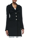 ST JOHN MILANO PIQUE FIT AND FLARE TOPPER COAT,PROD214960387