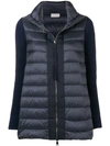 MONCLER MONCLER PADDED CARDIGAN - BLUE