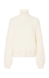 FRAME CABLE KNIT WOOL-BLEND jumper,LWSW0352