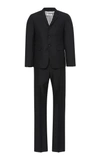 THOM BROWNE SLIM-FIT FAILLE-TRIMMED WOOL, MOHAIR AND SILK-BLEND TUXEDO,643048