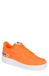 Nike Men's Air Force 1 '07 Lv8 Jdi Leather Casual Shoes, Orange In Total Orange/ White/ Black