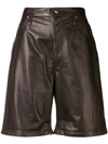 ETRO ETRO KNEE-LENGTH BIKER SHORTS - BROWN