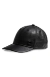 MELIN VOYAGE ELITE LEATHER BALL CAP - BLACK,1000000115-XX