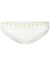 DUSKII Hamptons embroidered bikini bottoms