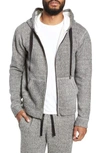 ATM ANTHONY THOMAS MELILLO DOUBLE FACE ZIP HOODIE,AM4853-ZS