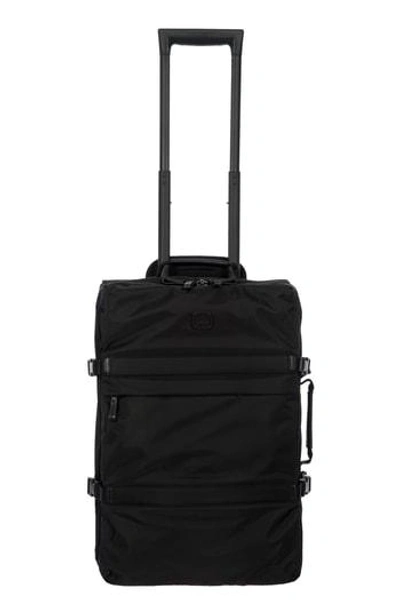Bric's Montagna 21-inch Wheeled Carry-on In Black/ Black