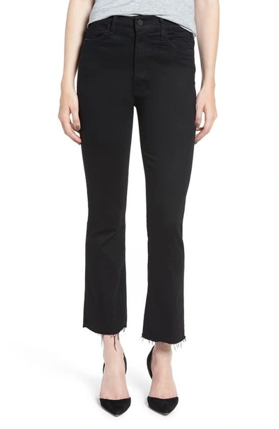 MOTHER MOTHER THE HUSTLER HIGH WAIST ANKLE FRAY JEANS,1117-180
