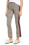 MOTHER THE INSIDER PLAID ANKLE PANTS,1327-619