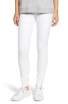 Hue Blended Cotton Leggings In White