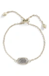 Kendra Scott Elaina Openwork Bracelet In Gold/ Silver
