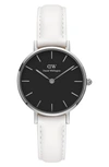 DANIEL WELLINGTON CLASSIC PETITE LEATHER STRAP WATCH, 28MM,DW00100286