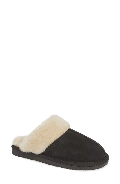 Minnetonka Women's Carefree Scuff Slippers Women's Shoes In Black