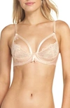 Dita Von Teese Madame X Underwire Bra In Creme Caramel