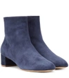 MANSUR GAVRIEL SHEARLING-LINED SUEDE ANKLE BOOTS,P00334643