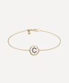 Annoushka 18ct Gold C Initial Bracelet In Gold