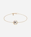 Annoushka 18ct Yellow Gold And Diamond Initial K Bracelet In Gold