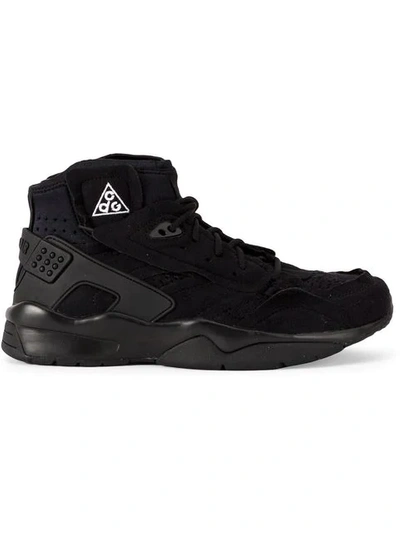 Nike X Comme Des Garcons Air Mowab Sneakers In Black