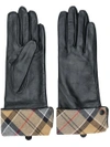 BARBOUR CHECKED LINING GLOVES