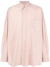 OUR LEGACY OUR LEGACY OVERSIZED BUTTON DOWN SHIRT - PINK